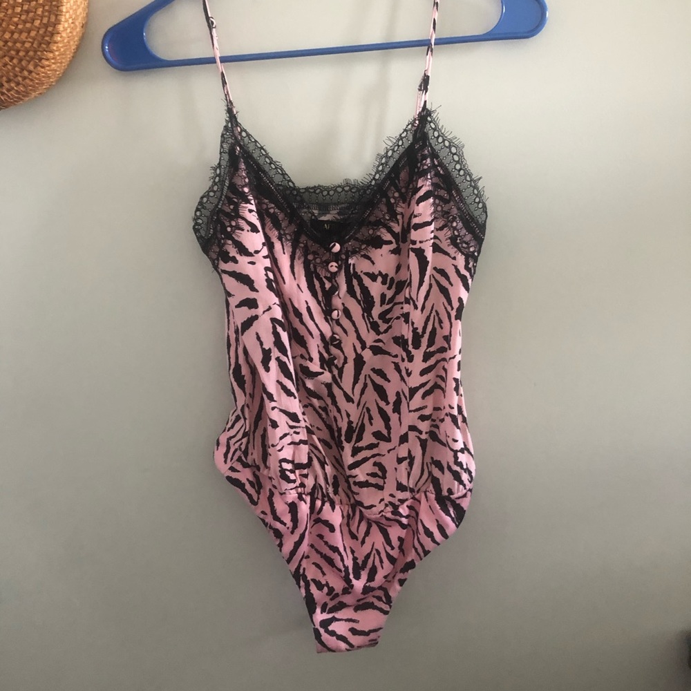 Pink bodysuit